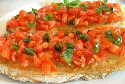 la brushetta pomordora