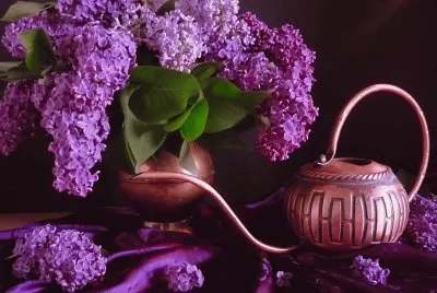 פאזל של Drapping Lilacs-Art