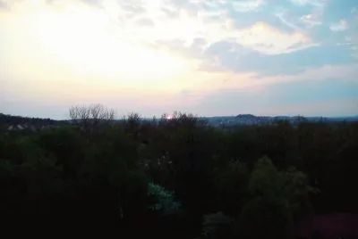 Sonnenuntergang in Bayreuth