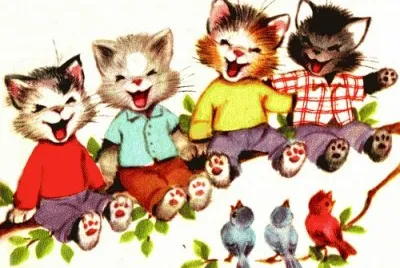 Kitties on a Limb
