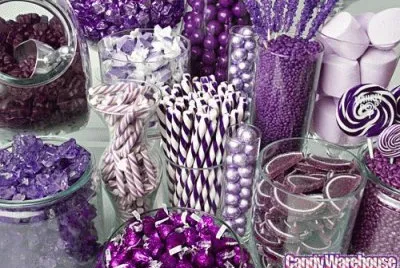 Purple Candy Buffet
