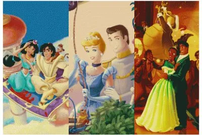Jasmine Aladdin / Cinderella Prince / Tiana Naveen