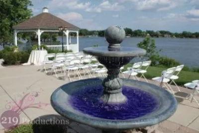 Purple Fountain Lake Wedding-Indiana