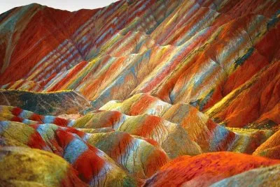 China Rainbow Mountains