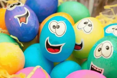 Smiley Easter Eggs