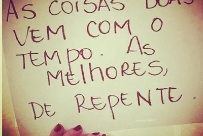 as coisa boas.....