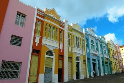 colorful houses