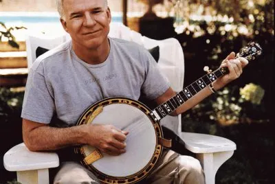 Steve Martin and his banjo