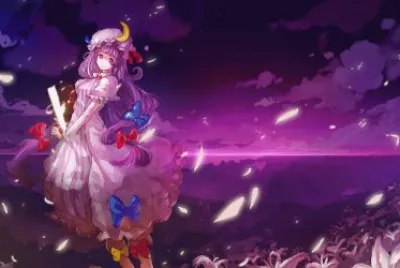 Purple Sailor Moon Anime Girl