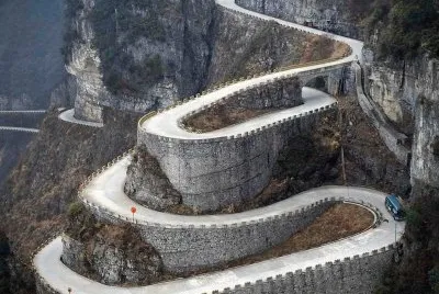 winding road.