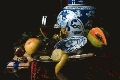 wine and fruit