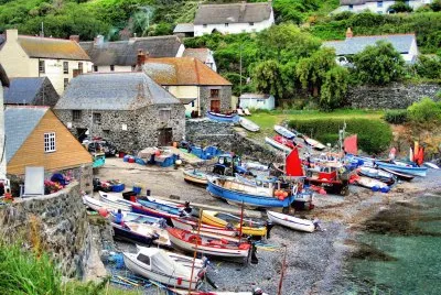 Fishing boats, Cadgwith Cornwall jigsaw puzzle