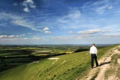 Uffington white horse view jigsaw puzzle