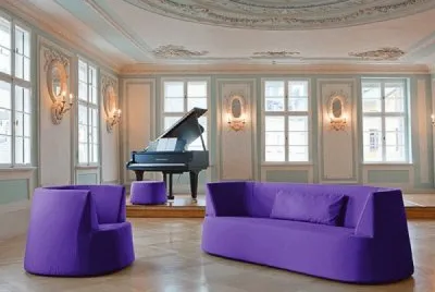 Awesome Purple Living Room