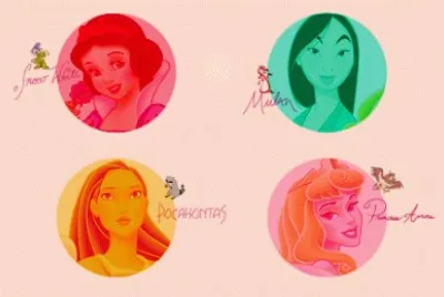 SnowWhite Mulan Pocahontas Aurora