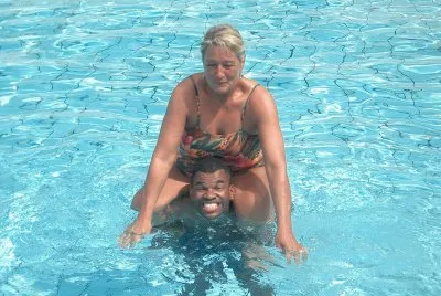im Pool