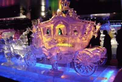 Stage Coach Ice Sculpture