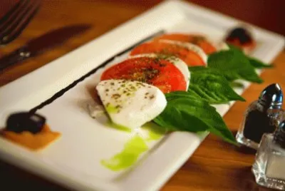 mozzarella and tomato