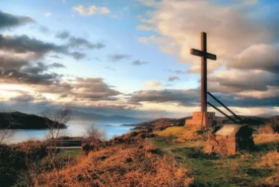 Highland Hilltop Cross jigsaw puzzle