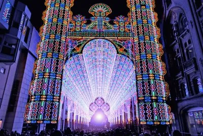 light cathedral Ghent