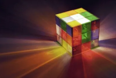 Rubics cube jigsaw puzzle