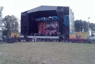 esperando por el Recital de Miranda y los tipitos!