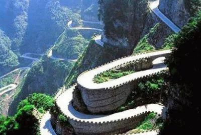 winding road China