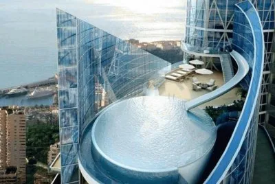 multimillion dollar water slide penthouse