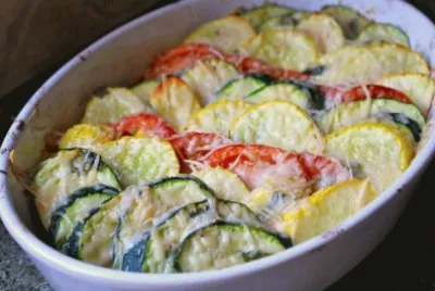 squash au gratin