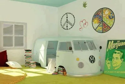 60s bedroom jigsaw puzzle