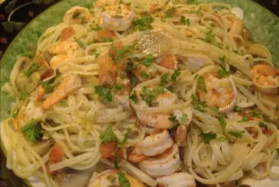 shrimp with pasta