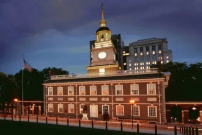 Independence Hall haunted by Ben Franklin
