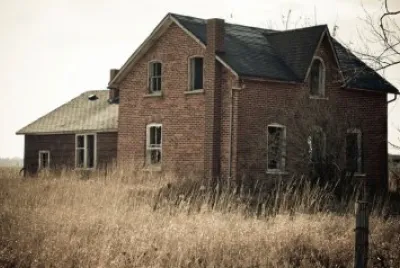 brick farmhouse