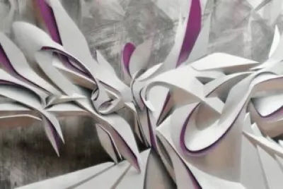 3D wall mural