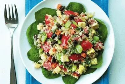 bean quinoa salad