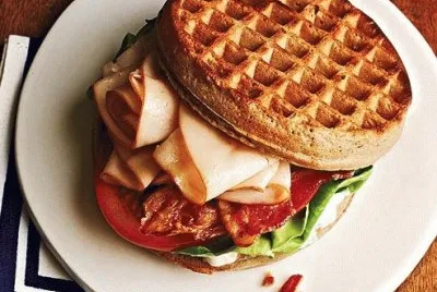 chicken blt waffles