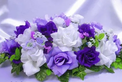azul y blanco