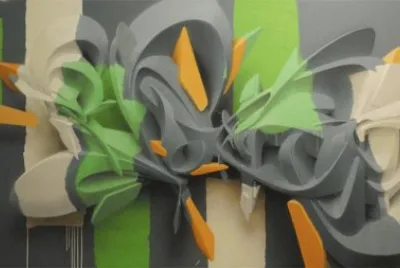 3D wall mural
