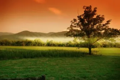 Cades Cove Tennessee jigsaw puzzle