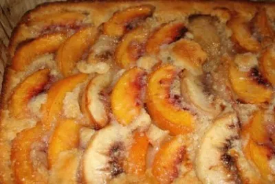 peach cobbler