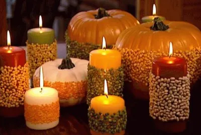 Pumpkin centerpiece