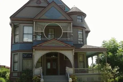 old house.