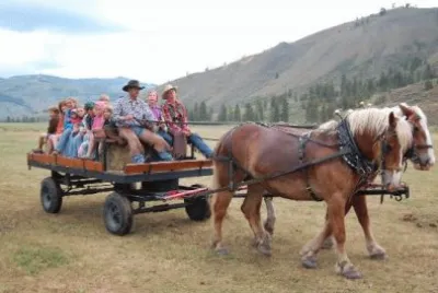 hay ride out West