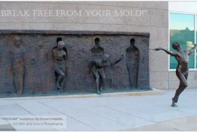 break out sculpture Phila.