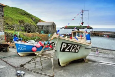 פאזל של Cornish fishing boats