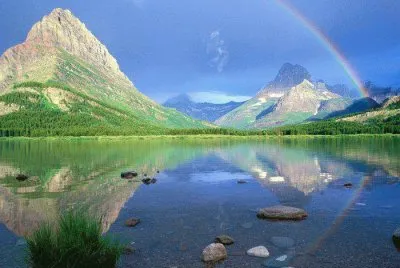 rainbow at high altitude jigsaw puzzle