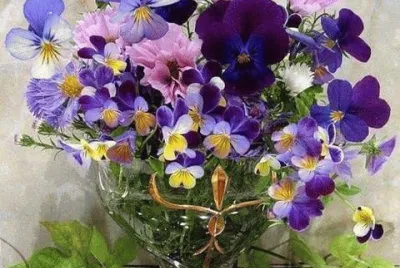 violets jigsaw puzzle