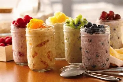 fruity oatmeal yogurt breakfast jigsaw puzzle