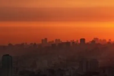 amanecer en la ciudad