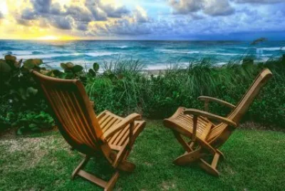 end of summer by the lake